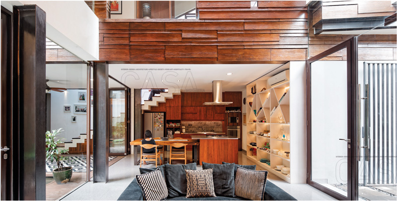 desain dapur minimalis di rumah di cipinang, jakarta timur, karya wahana architects